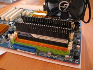 Memory installed in appropriate slots