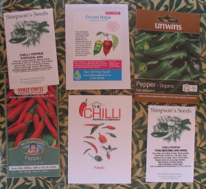 Six Chiili Varieties for 2010