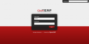 OpenERP 6.1 Home Screen