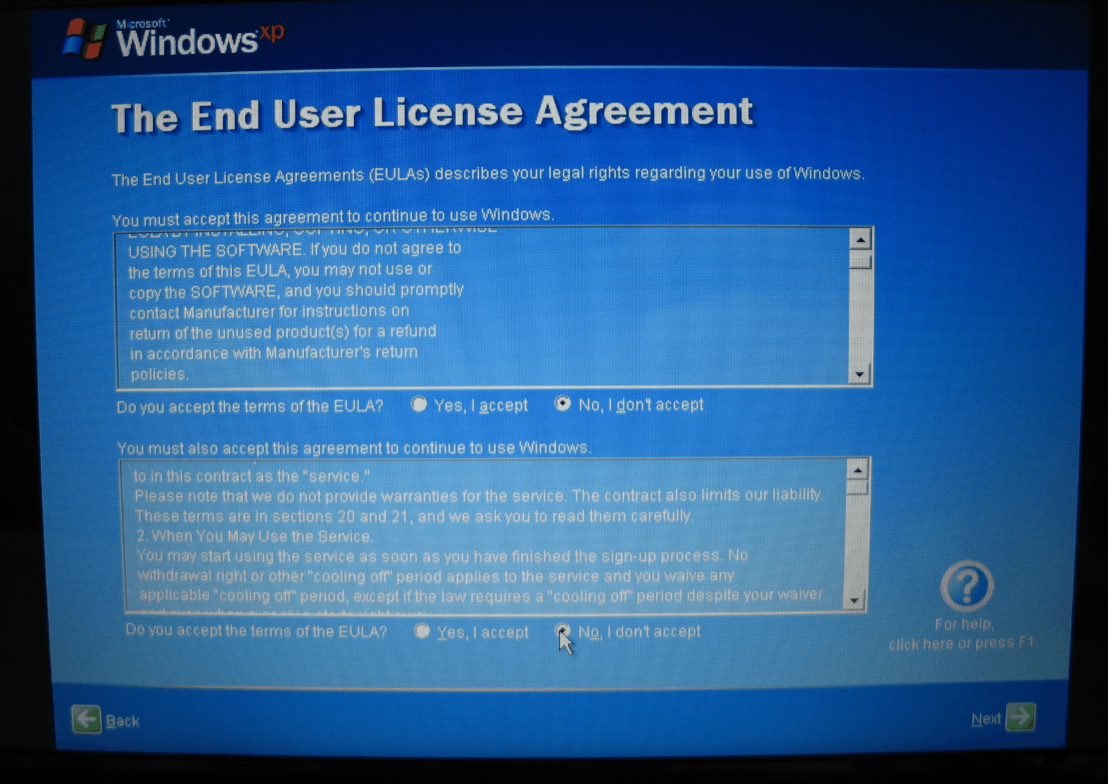 Eula txt. EULA. End user License Agreement.